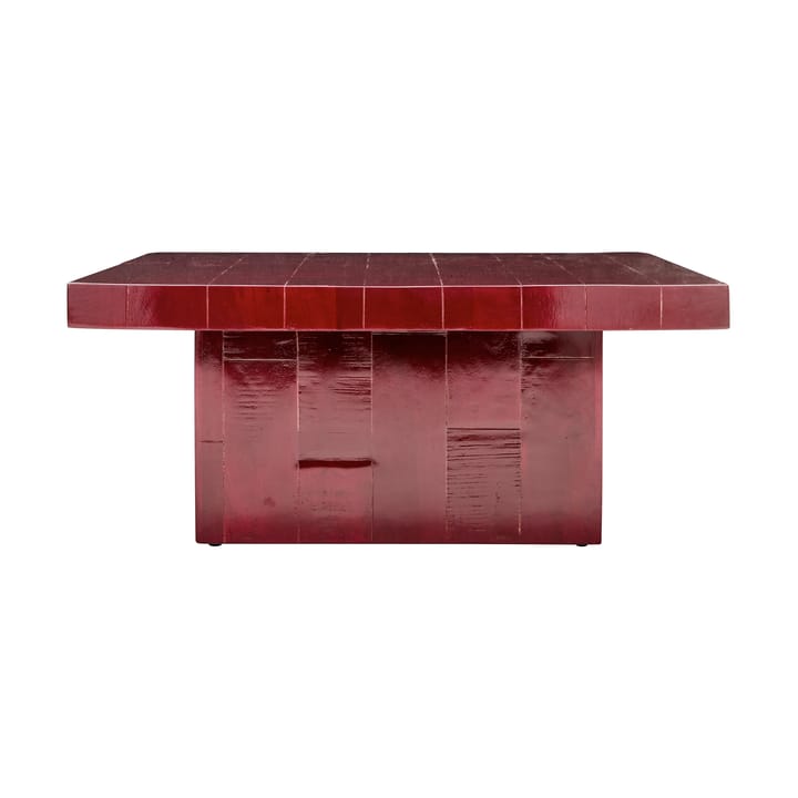 Brick τραπέζι σαλονιού 100x100x44 εκ. - Κόκκινο - House Doctor