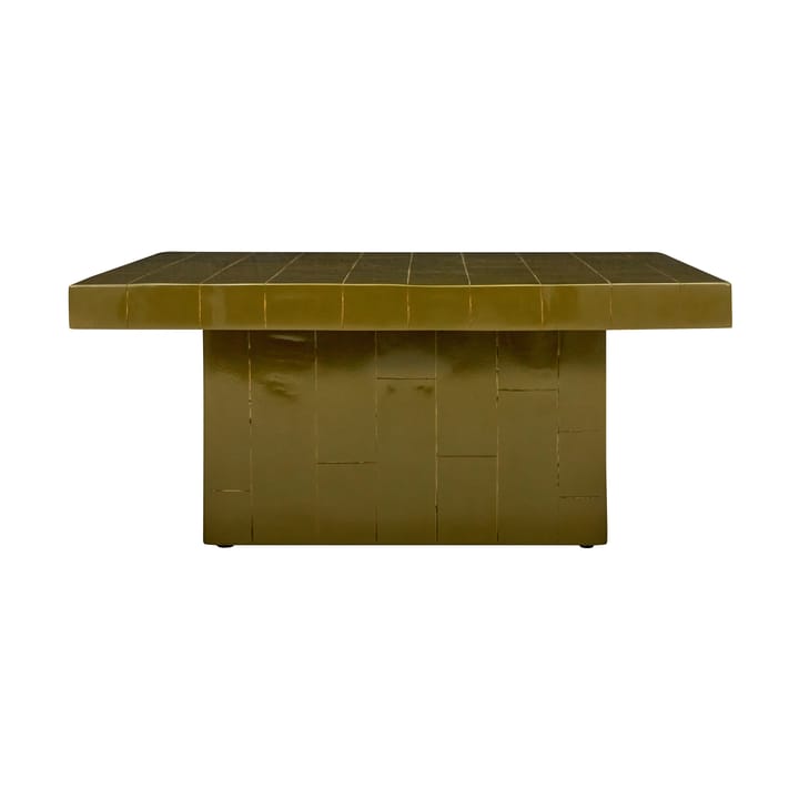 Brick τραπέζι σαλονιού 100x100x44 εκ. - Πράσινο - House Doctor