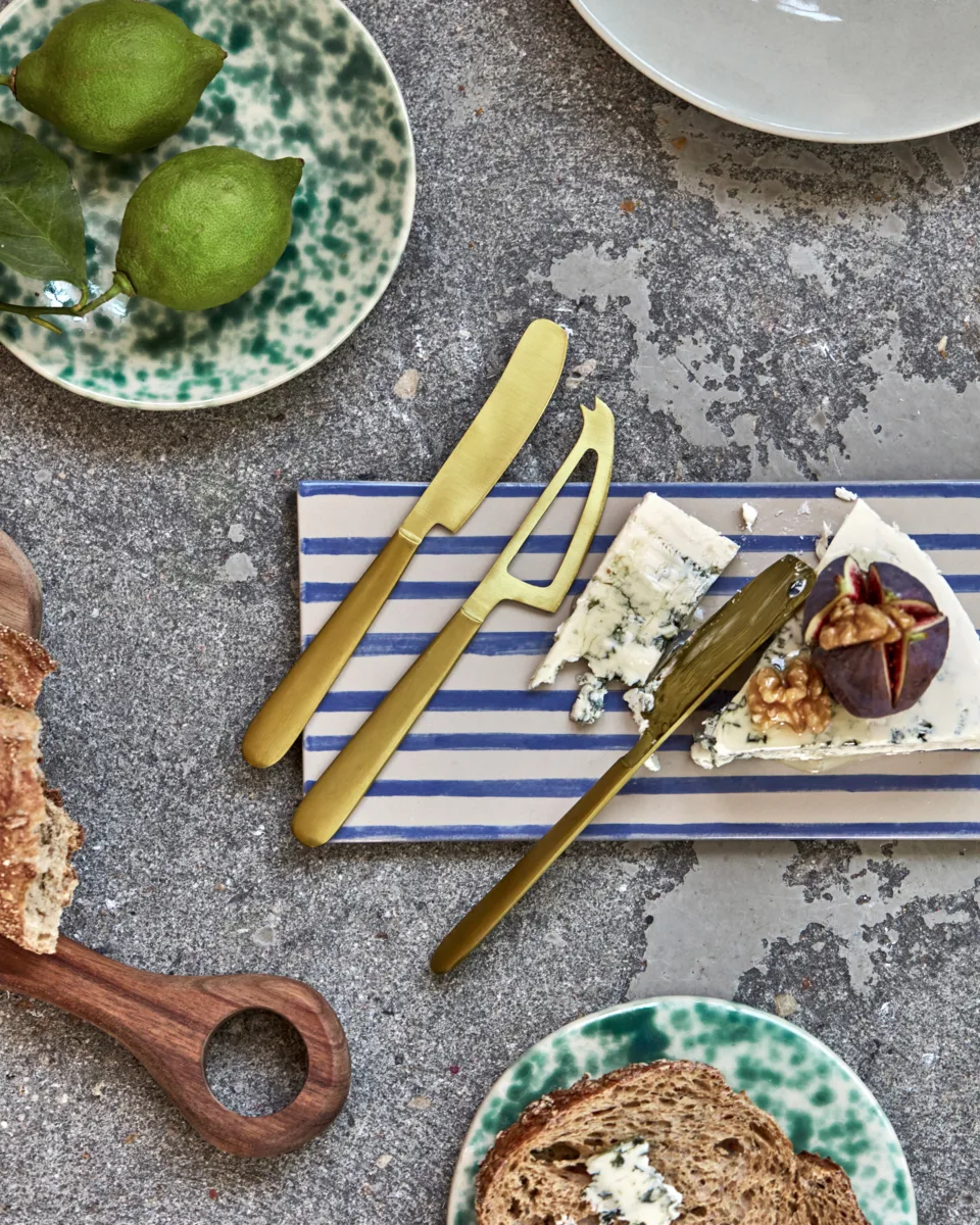 Cheese μαχαίρια τυριού 3 τεμάχια, Χρυσό House Doctor