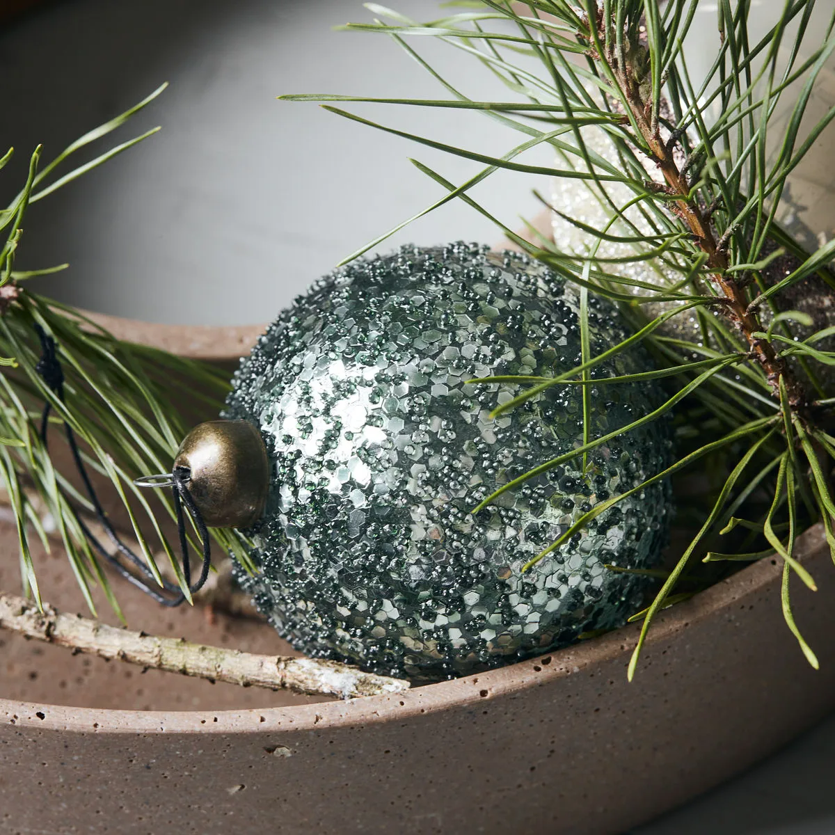 Chosen χριστουγεννιάτικη μπάλα Ø8 cm, Πράσινο House Doctor