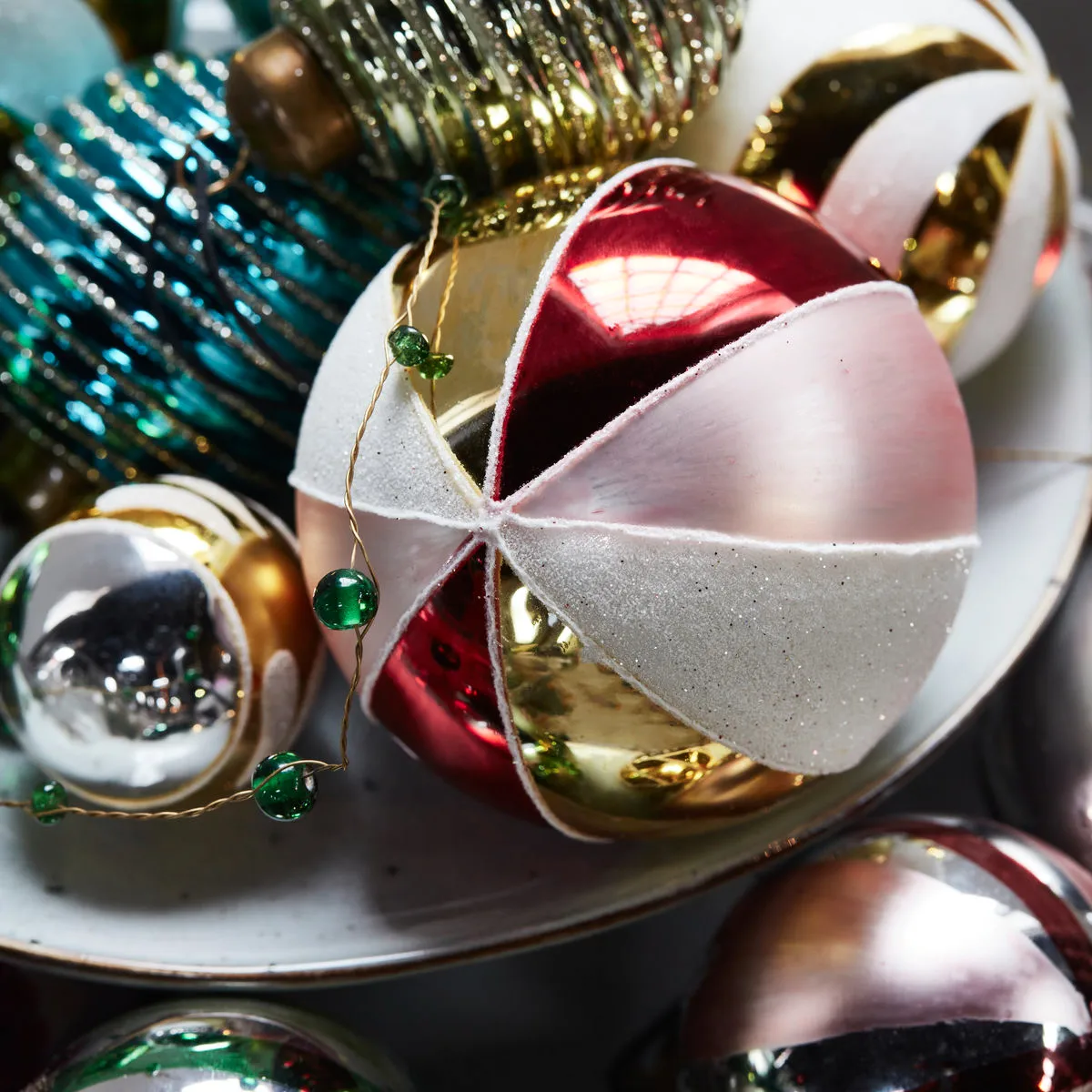 Cirkus χριστουγεννιάτικη μπάλα Ø8 cm, Κόκκινο House Doctor