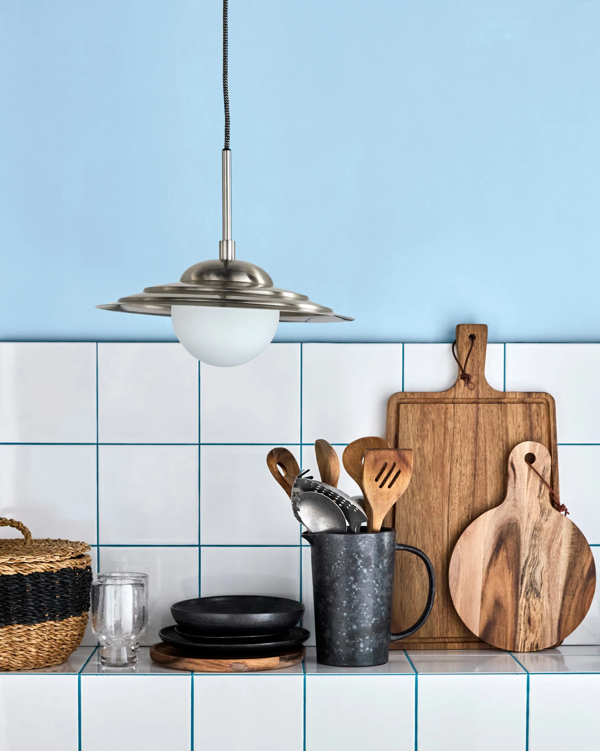 Coin κρεμαστό φωτιστικό, Βουρτσισμένο ασημί House Doctor