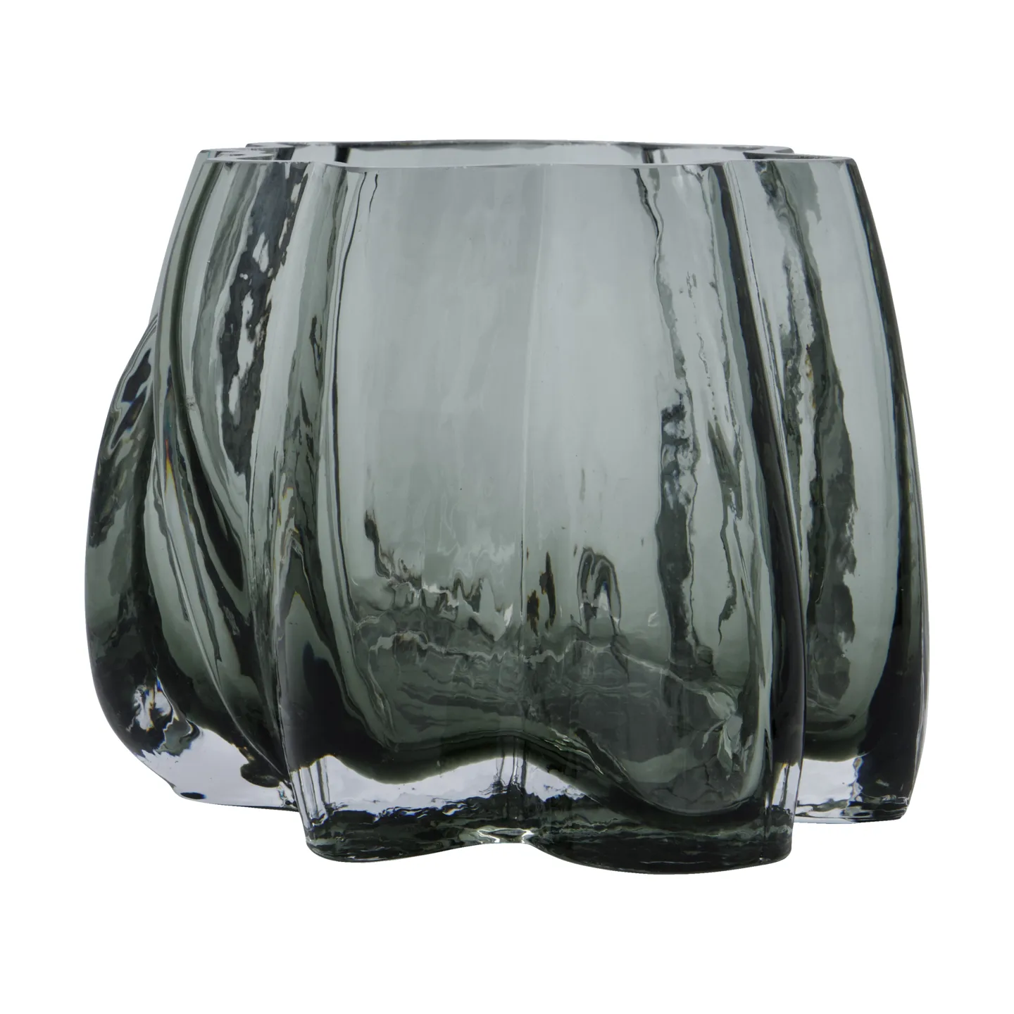 Curva κηροστάτης για ρεσώ, Καπνιστό γκρι House Doctor