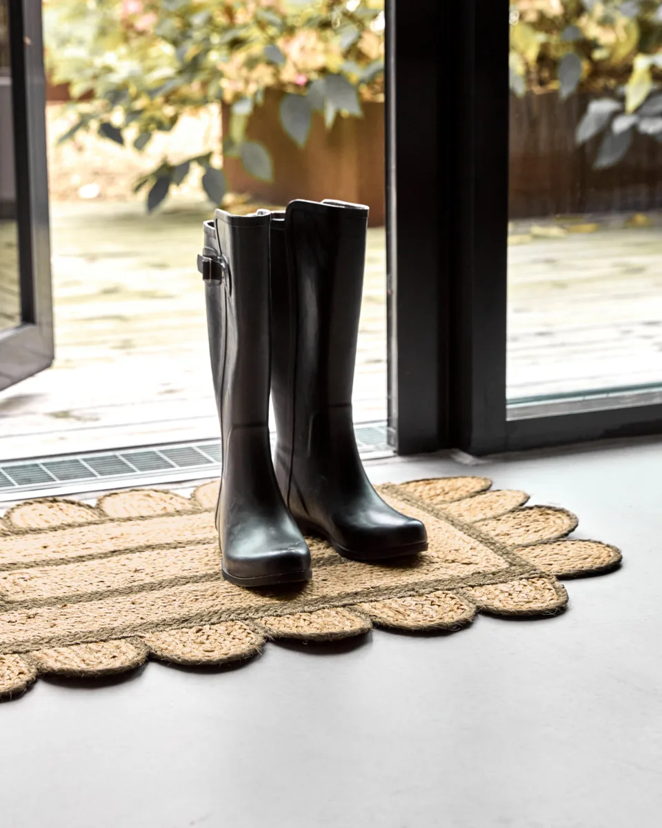 Denta πατάκι εισόδου, Πράσινο-φυσικό, 60x90 cm House Doctor