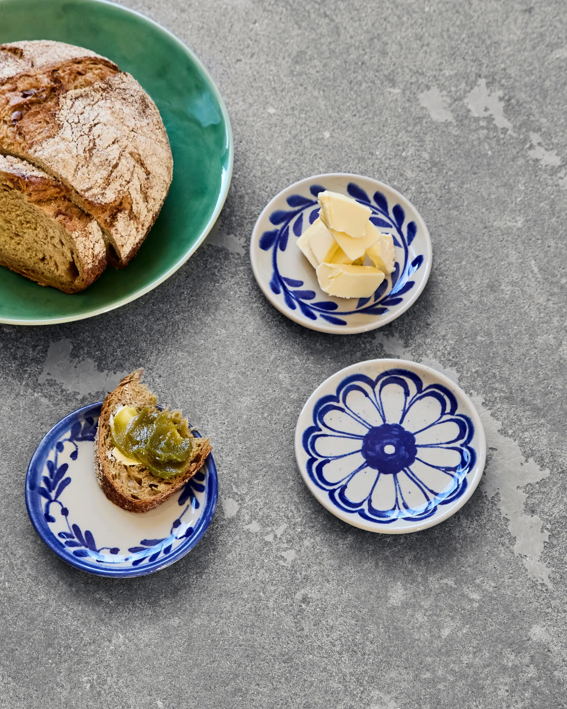 Diva πιάτο Ø13 εκ. σετ 3, Μπλε House Doctor