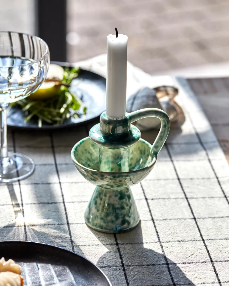 Diva κηροπήγιο 14 εκ., Πράσινο House Doctor