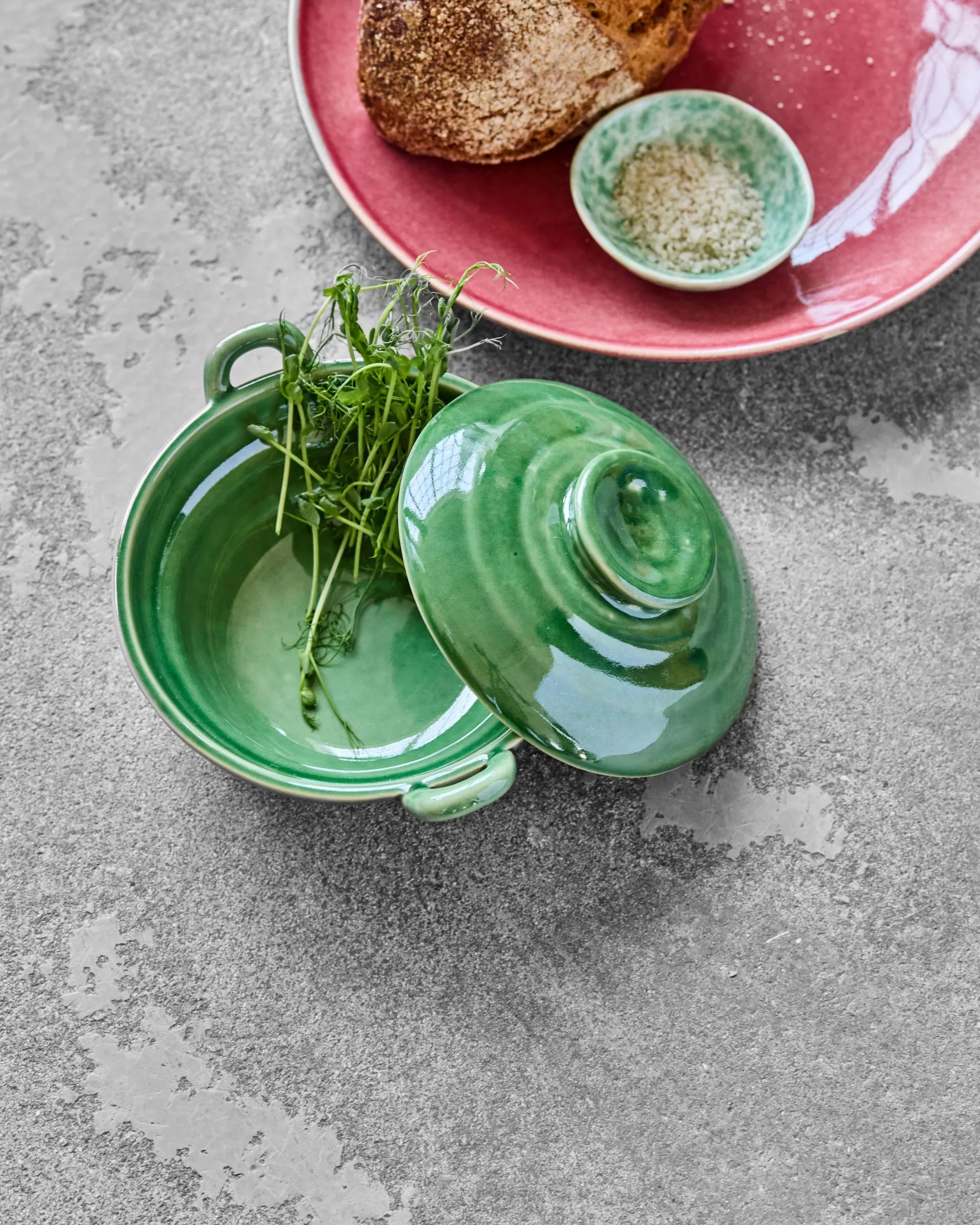 Diva βάζο με καπάκι, Πράσινο House Doctor