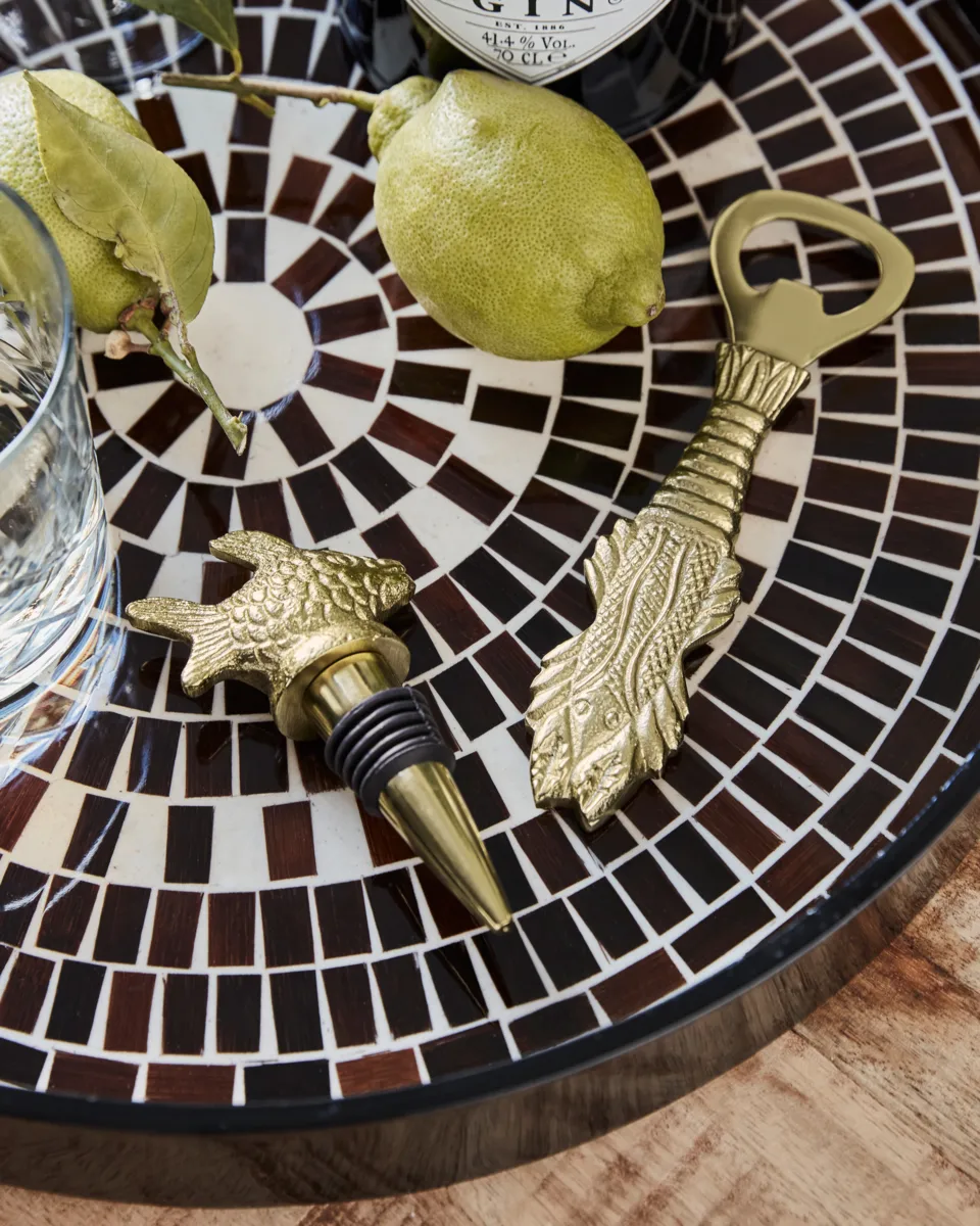 Fish barset 2 κομμάτια, Αντικέ χρυσό House Doctor