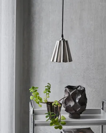 Flola καπέλο λάμπας - Βουρτσισμένο ασημί, Ø16x16 εκ. - House Doctor