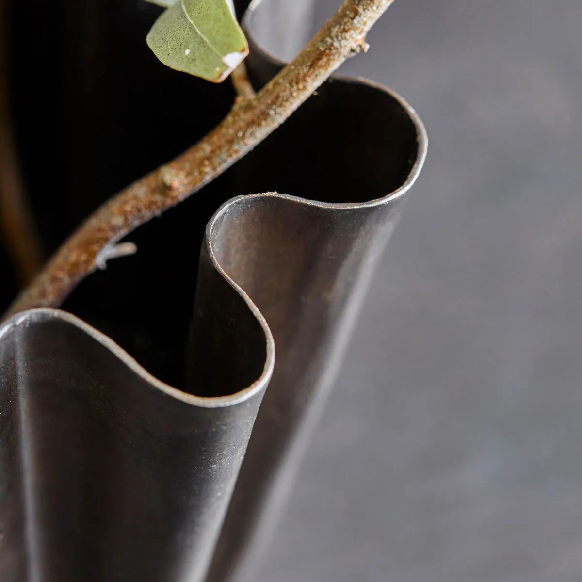 Flood βάζο 13 εκ., Αντίκα καφέ House Doctor