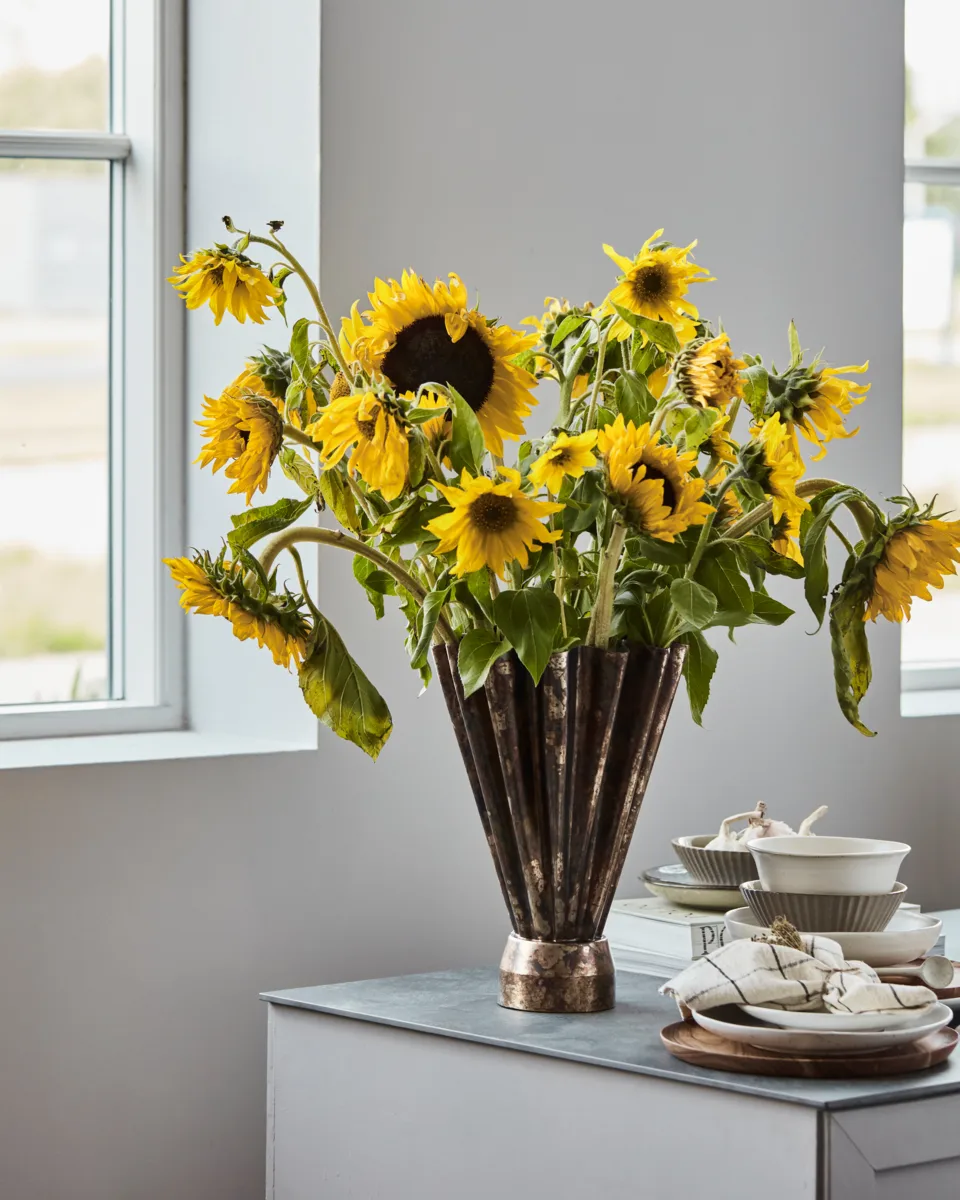 Flood βάζο Ø23 εκ., Antik brown House Doctor