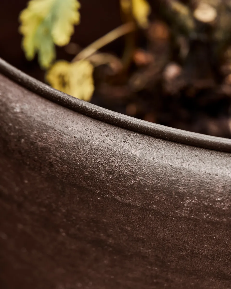 Funnel γλάστρα 3 μέρη, Antik brown House Doctor