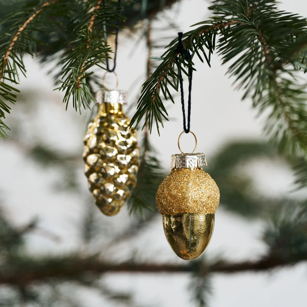 Χριστουγεννιάτικη διακόσμηση Glint 5,8 εκ 6 τεμ., Χρυσό House Doctor