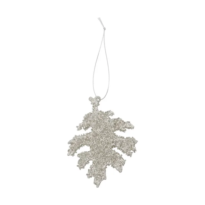 Gliz Χριστουγεννιάτικη διακόσμηση 10,5 εκ. συσκευασία 3 τεμαχίων, Αντικέ ασημί House Doctor