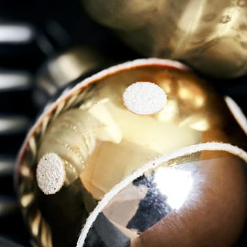 Glowi μπάλα για το χριστουγεννιάτικο δέντρο Ø4 cm Συσκευασία 6 τεμαχίων - Χρυσαφί - House Doctor