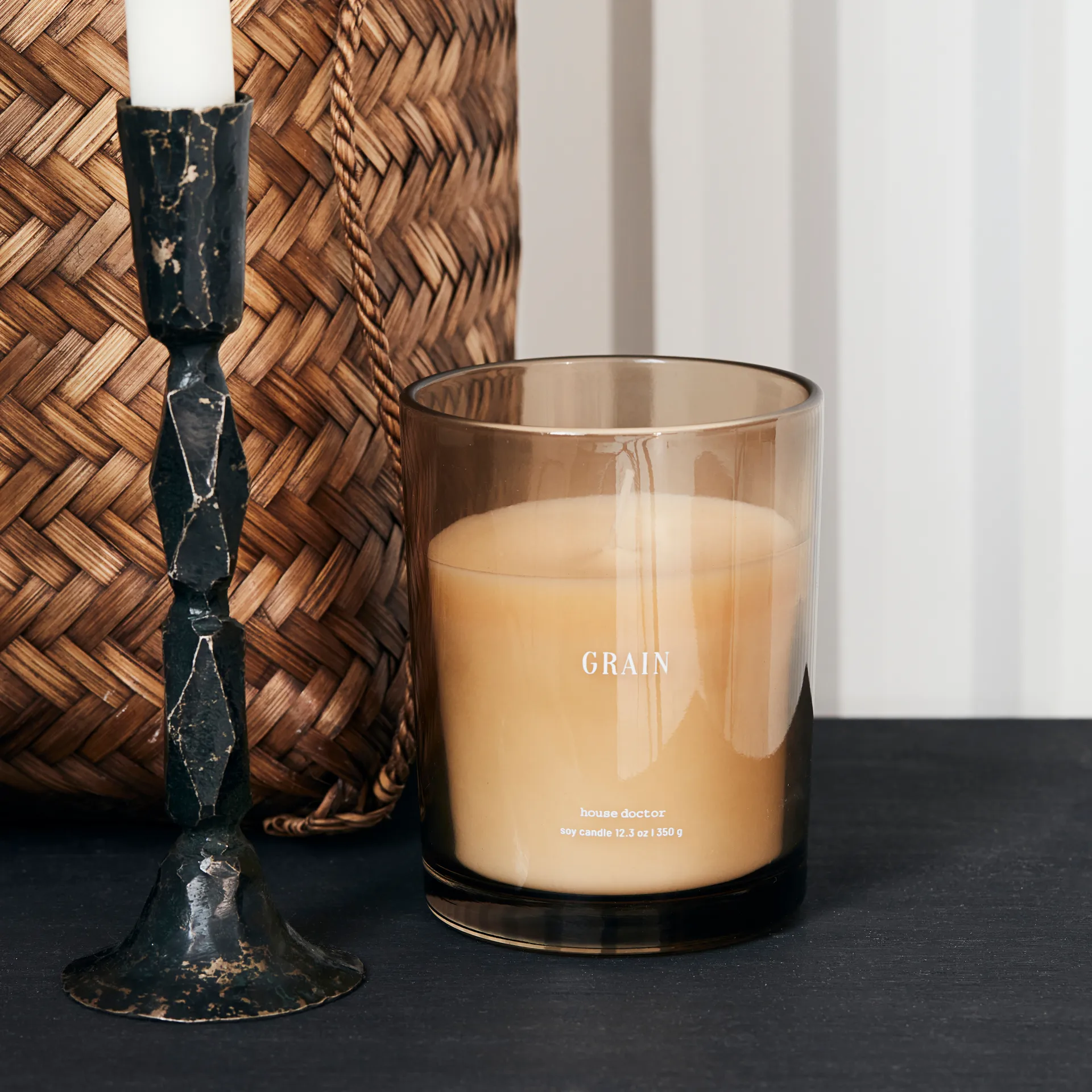 Grain αρωματικό κερί 50 ώρες, καφέ House Doctor