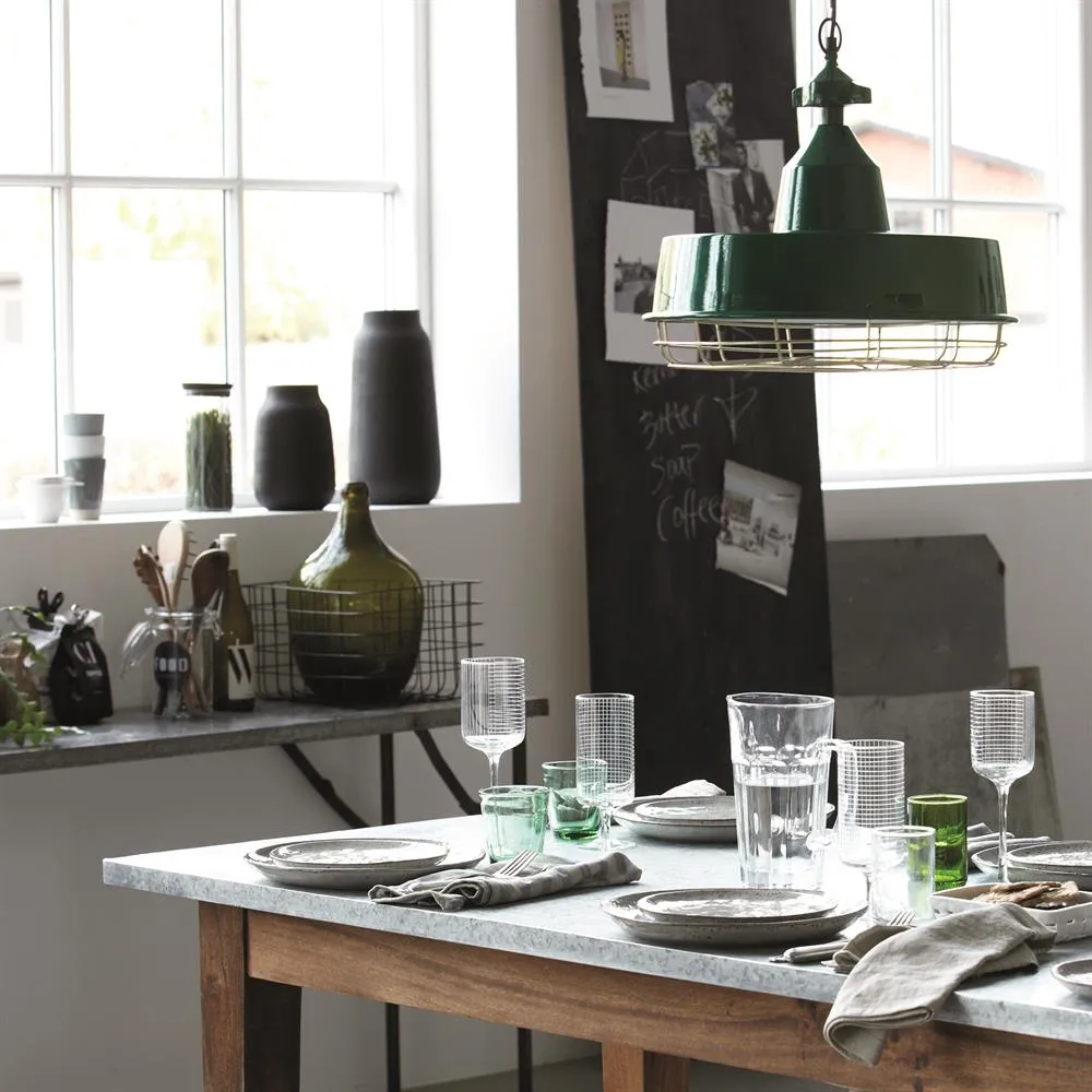 Groove βάζο, μαύρο House Doctor