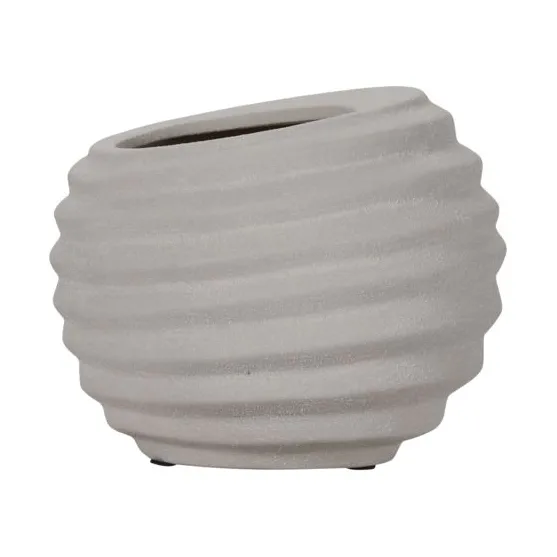 Γλάστρα Happ Ø23 cm, Εκρού House Doctor