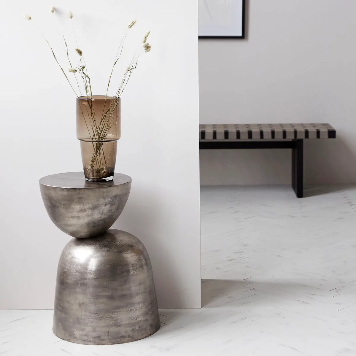 Heena βοηθητικό τραπεζάκι, ασημί House Doctor