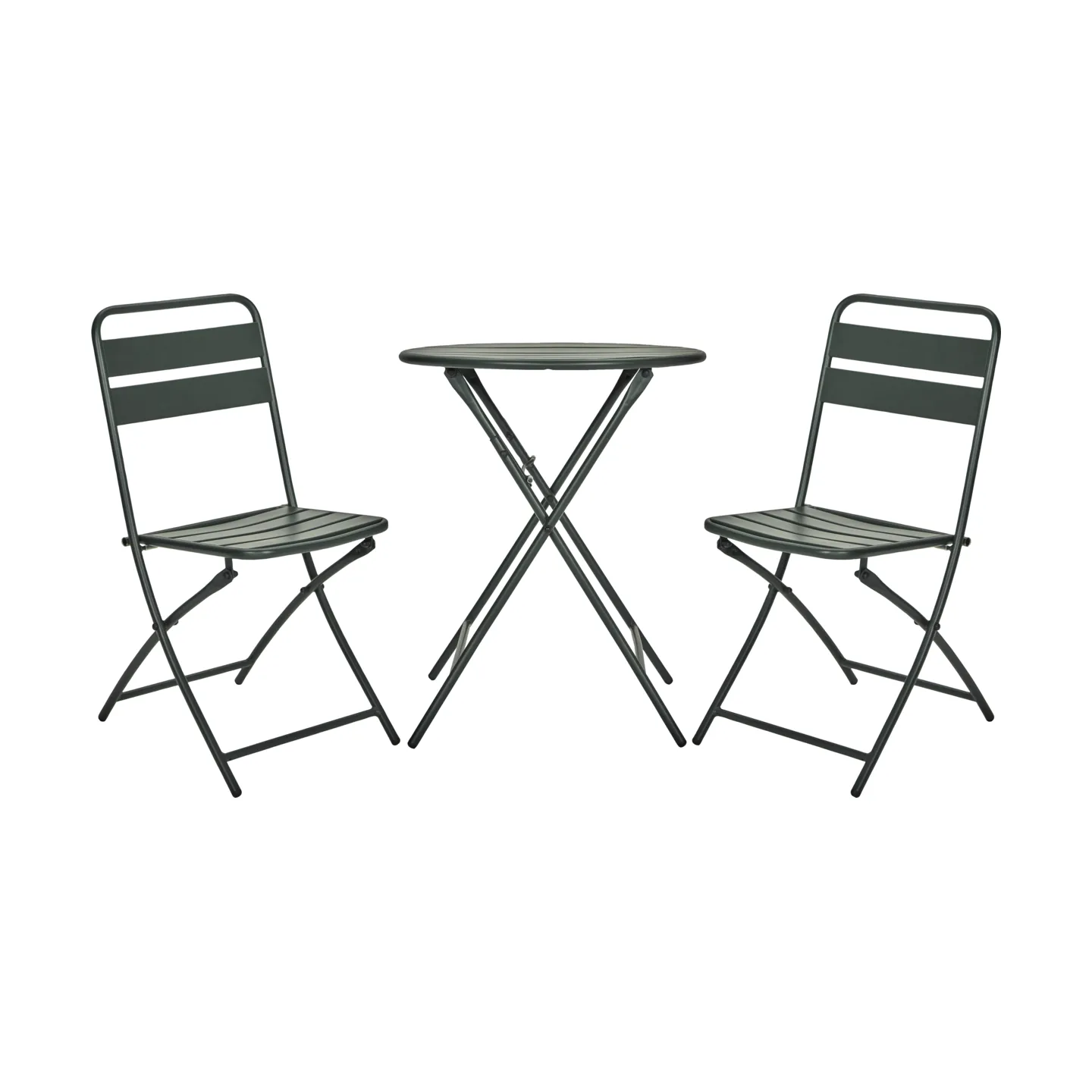 Helo Σετ τραπέζι καφέ με 2 καρέκλες, Πράσινο House Doctor