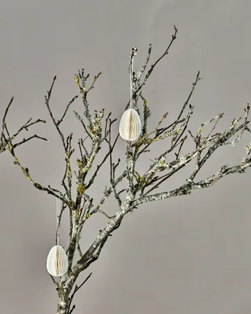 Honeycomb πασχαλινό αυγό 6 τεμάχια - Off-white - House Doctor