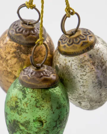 House Doctor πασχαλινό αυγό κρεμαστό 12 τεμάχια - Πράσινο, Ροζ, Off-white - House Doctor