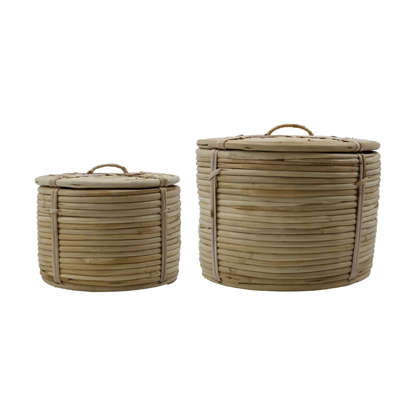 House doctor καλάθι με καπάκι 2 κομμάτια, Natural House Doctor