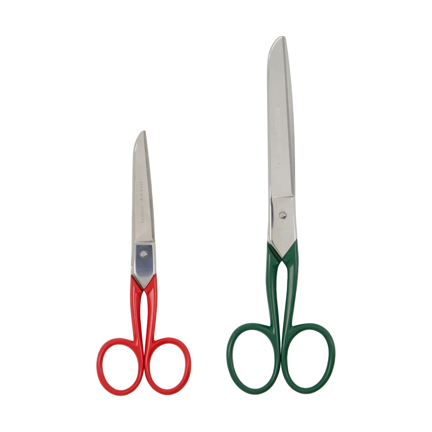 House Doctor ψαλίδια 2 τεμαχίων, Κόκκινο, πράσινο House Doctor