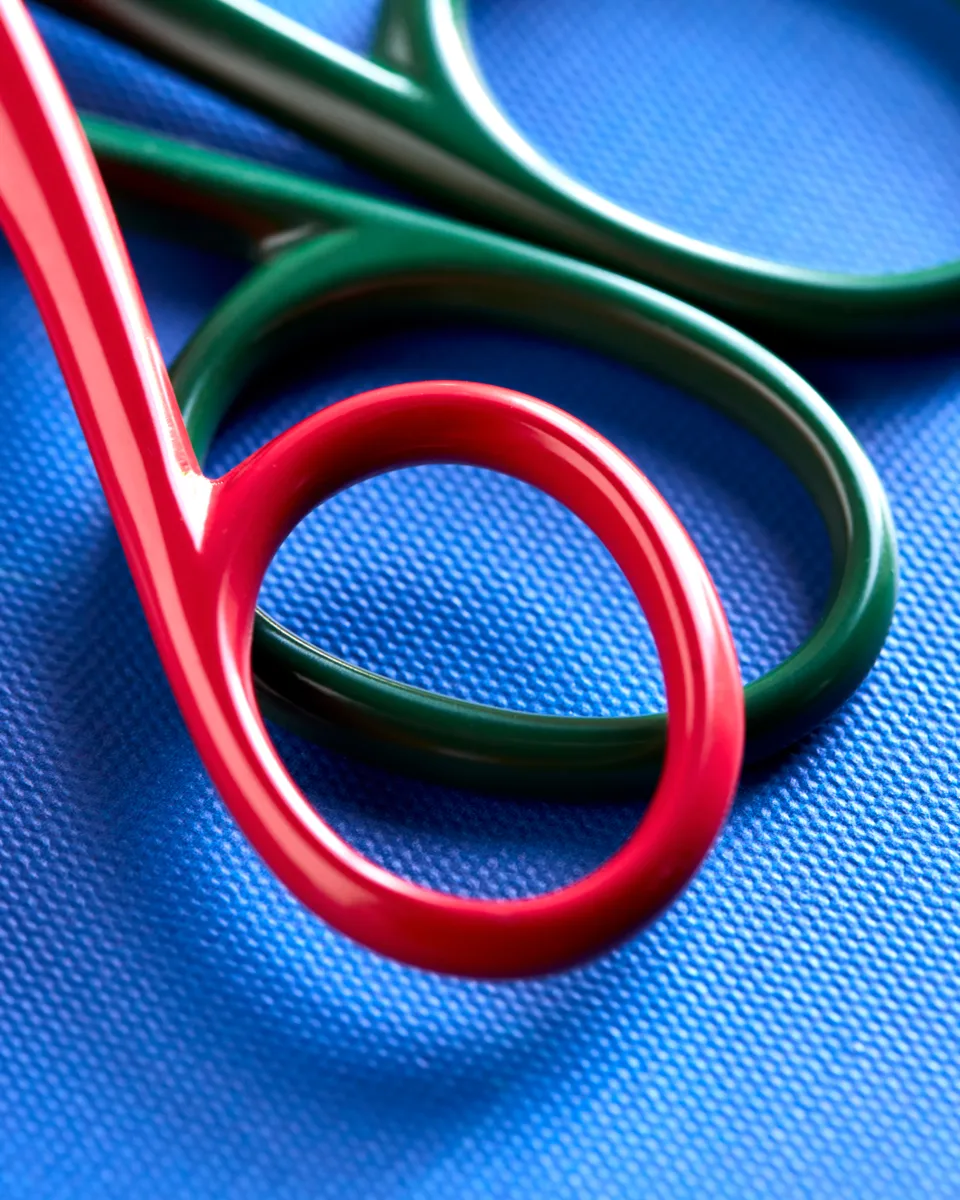 House Doctor ψαλίδια 2 τεμαχίων, Κόκκινο, πράσινο House Doctor