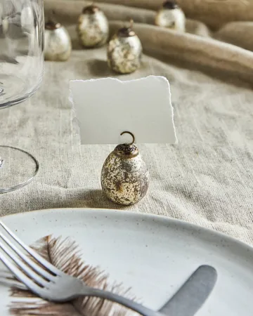 House Doctor θήκη για καρτελάκια θέσεων 6-τεμ. - Silver finish - House Doctor