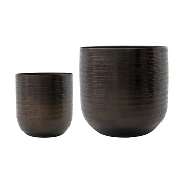 Irene γλάστρα 2 τεμαχίων - Antik brown - House Doctor