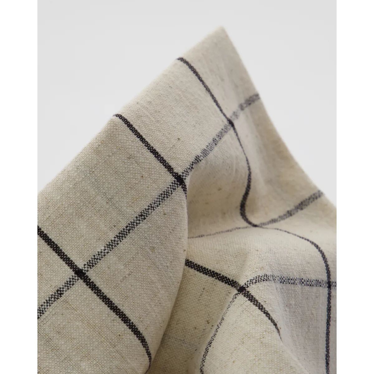 Join τραπεζομάντιλο 150x150 εκ., Μαύρο-εκρου House Doctor