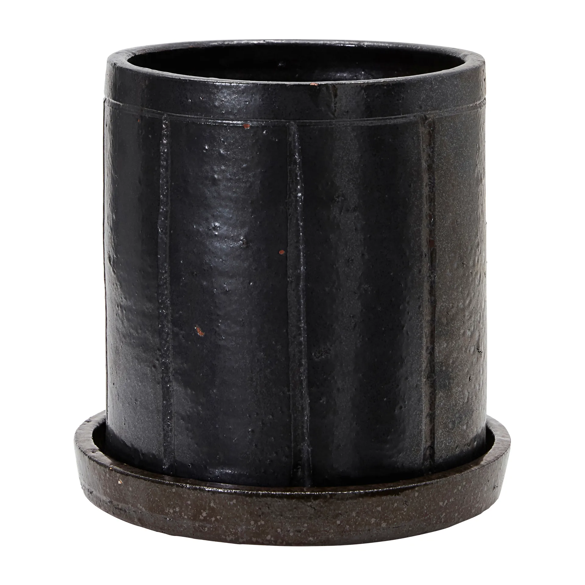 Julian γλάστρα με πιατάκι Ø22 cm, Καφέ House Doctor