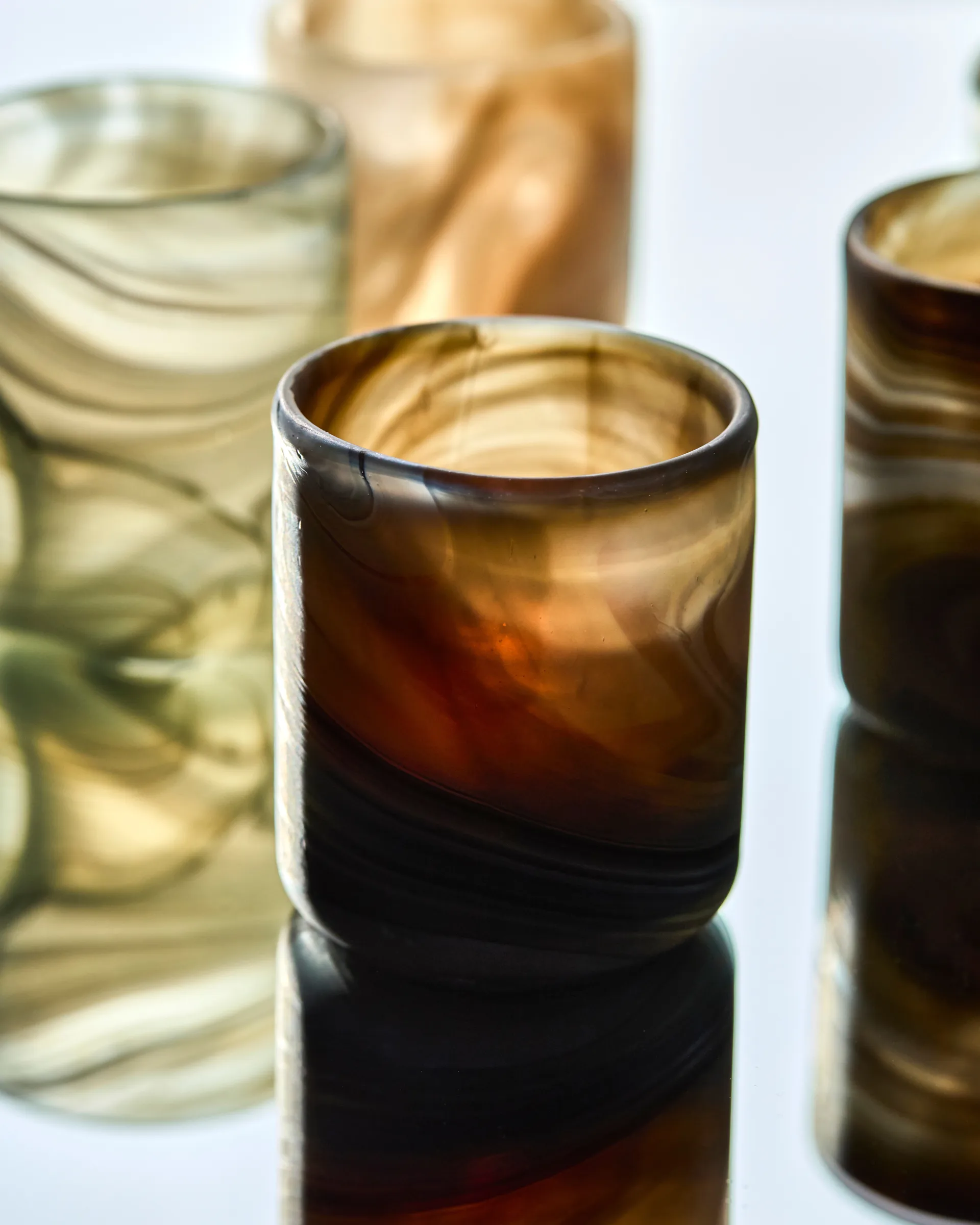 Kae κηροπήγιο Ø7x8 εκ., Καφέ House Doctor