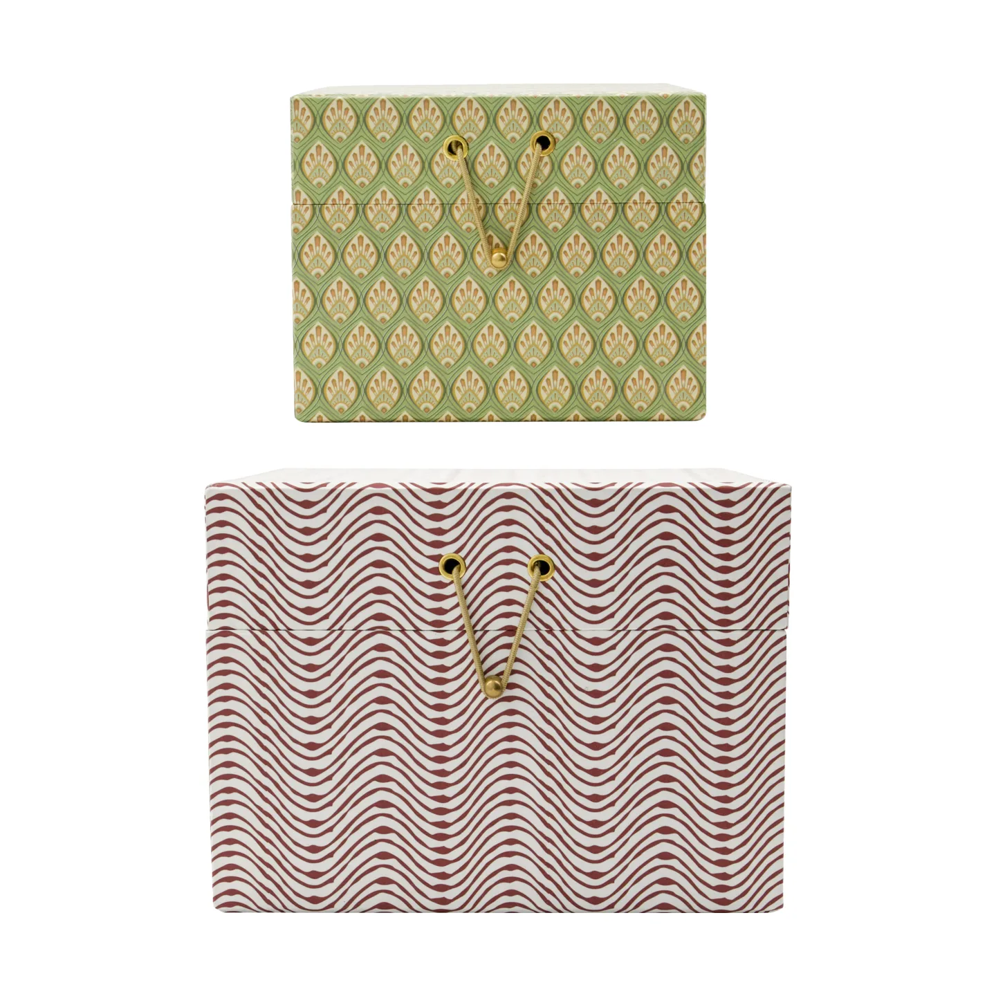 Keep κουτιά αποθήκευσης κόκκινο-χακί, 2 κομμάτια House Doctor