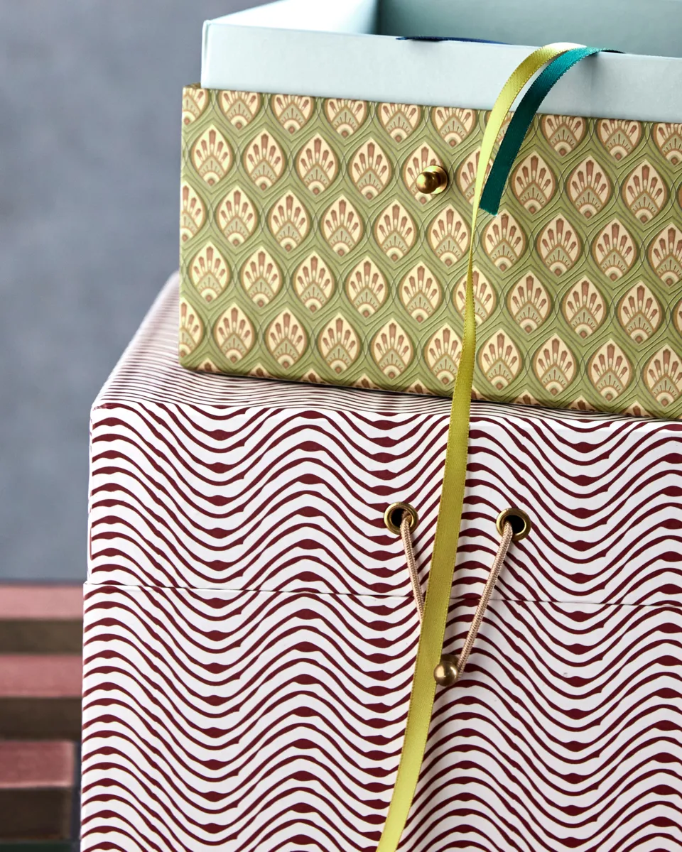 Keep κουτιά αποθήκευσης κόκκινο-χακί, 2 κομμάτια House Doctor