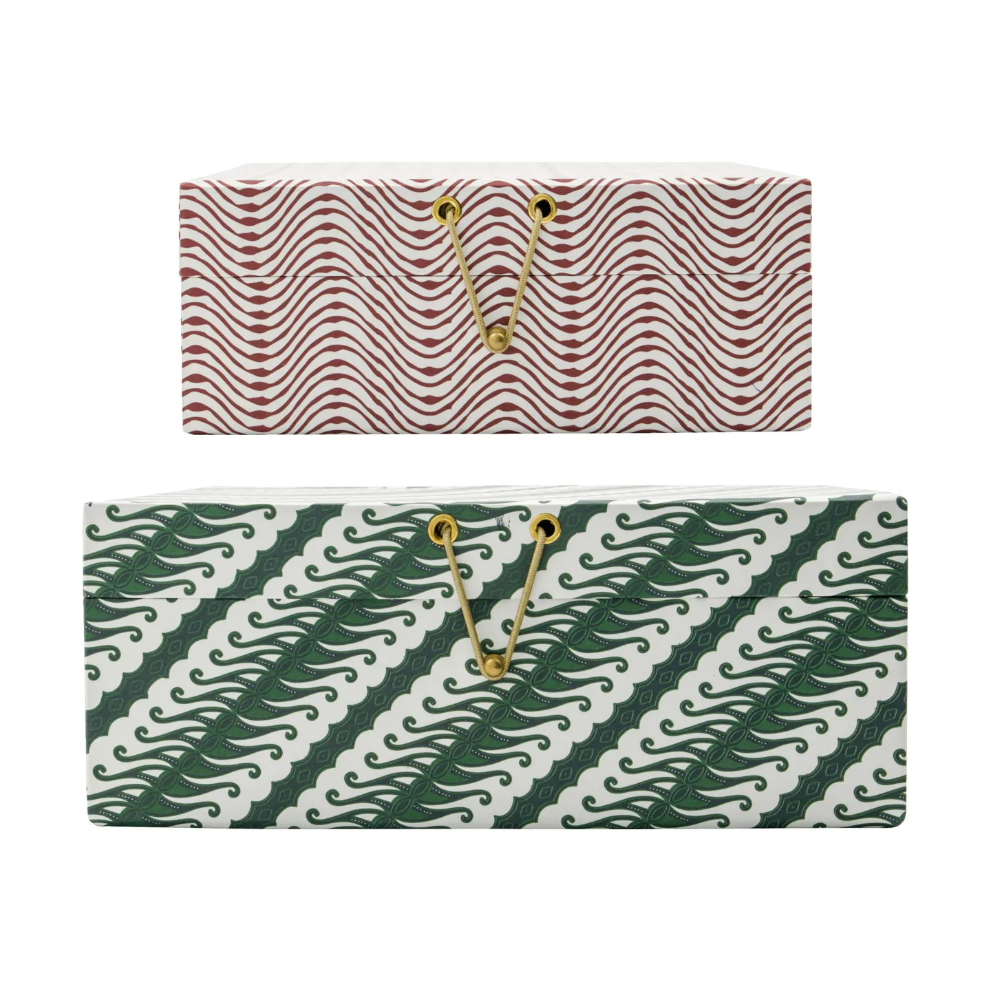 Keep κουτιά αποθήκευσης κόκκινο-πράσινο, 2 κομμάτια House Doctor