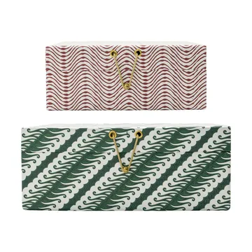 Keep κουτιά αποθήκευσης κόκκινο-πράσινο - 2 κομμάτια - House Doctor