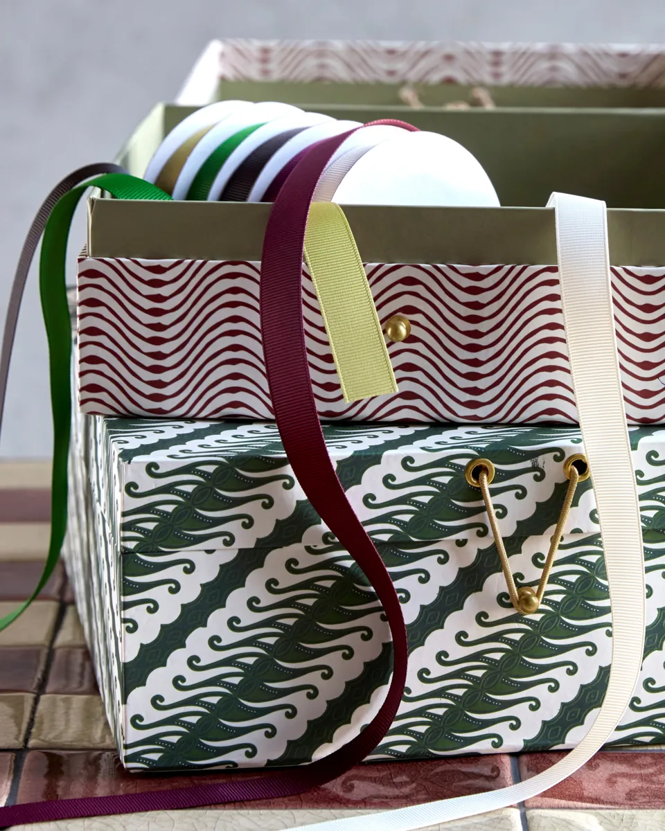 Keep κουτιά αποθήκευσης κόκκινο-πράσινο, 2 κομμάτια House Doctor