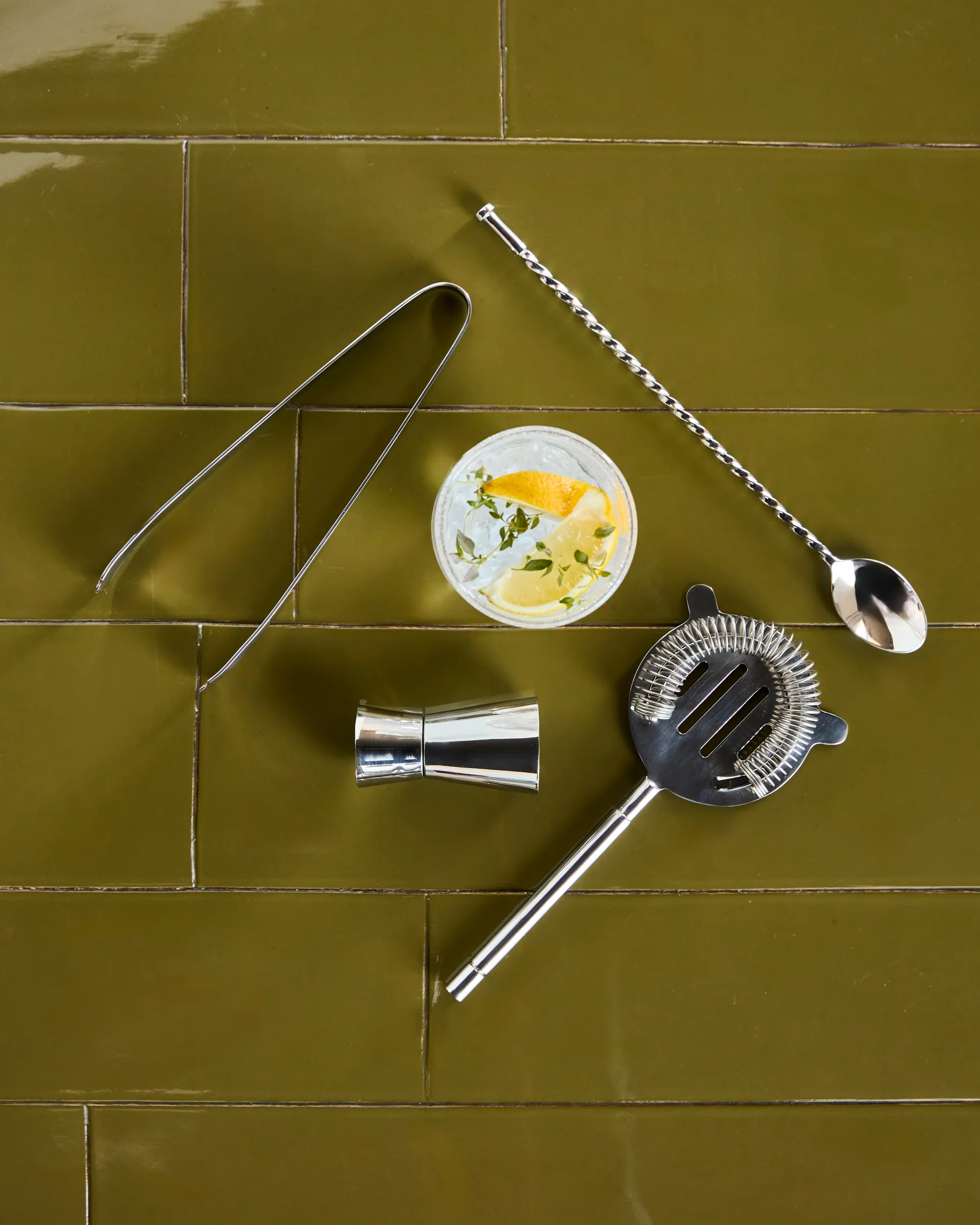 Kett σετ μπαρ 4 τεμ., Silver finish House Doctor