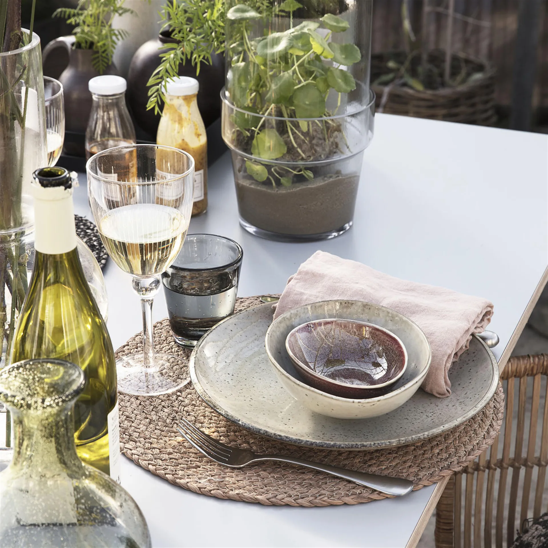 Lake πιάτο γκρι, 21,4 cm House Doctor