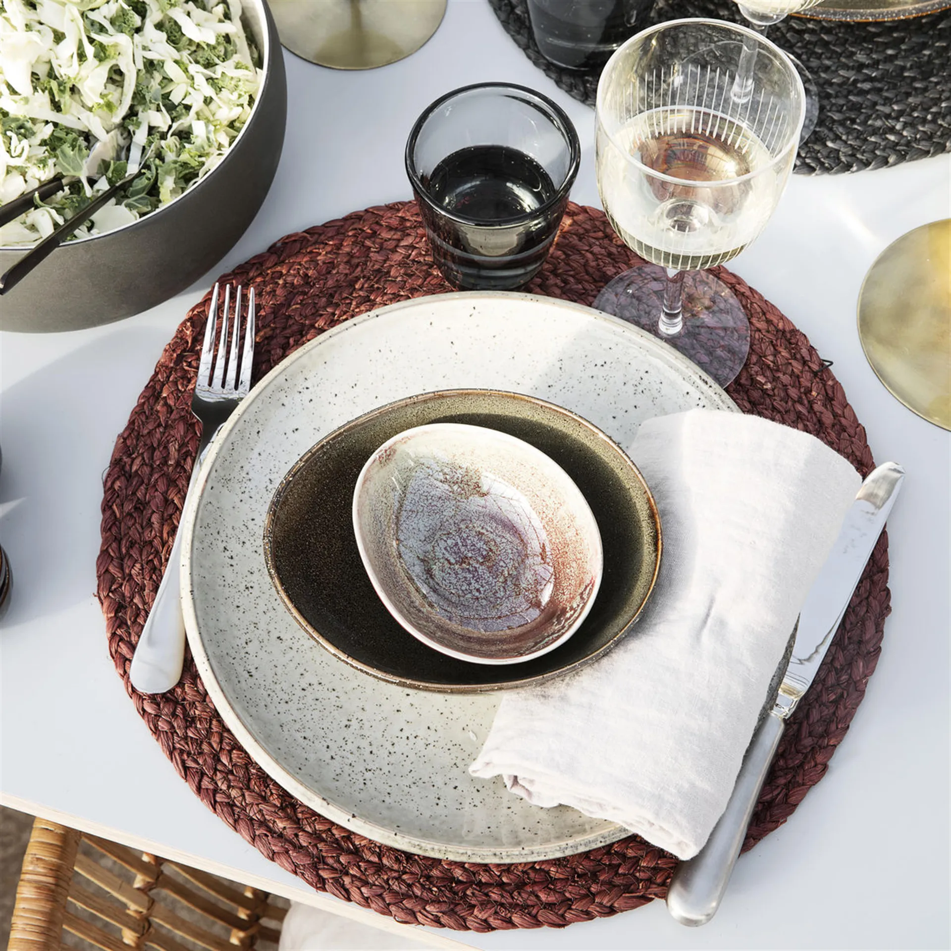 Lake πιάτο γκρι, 21,4 cm House Doctor