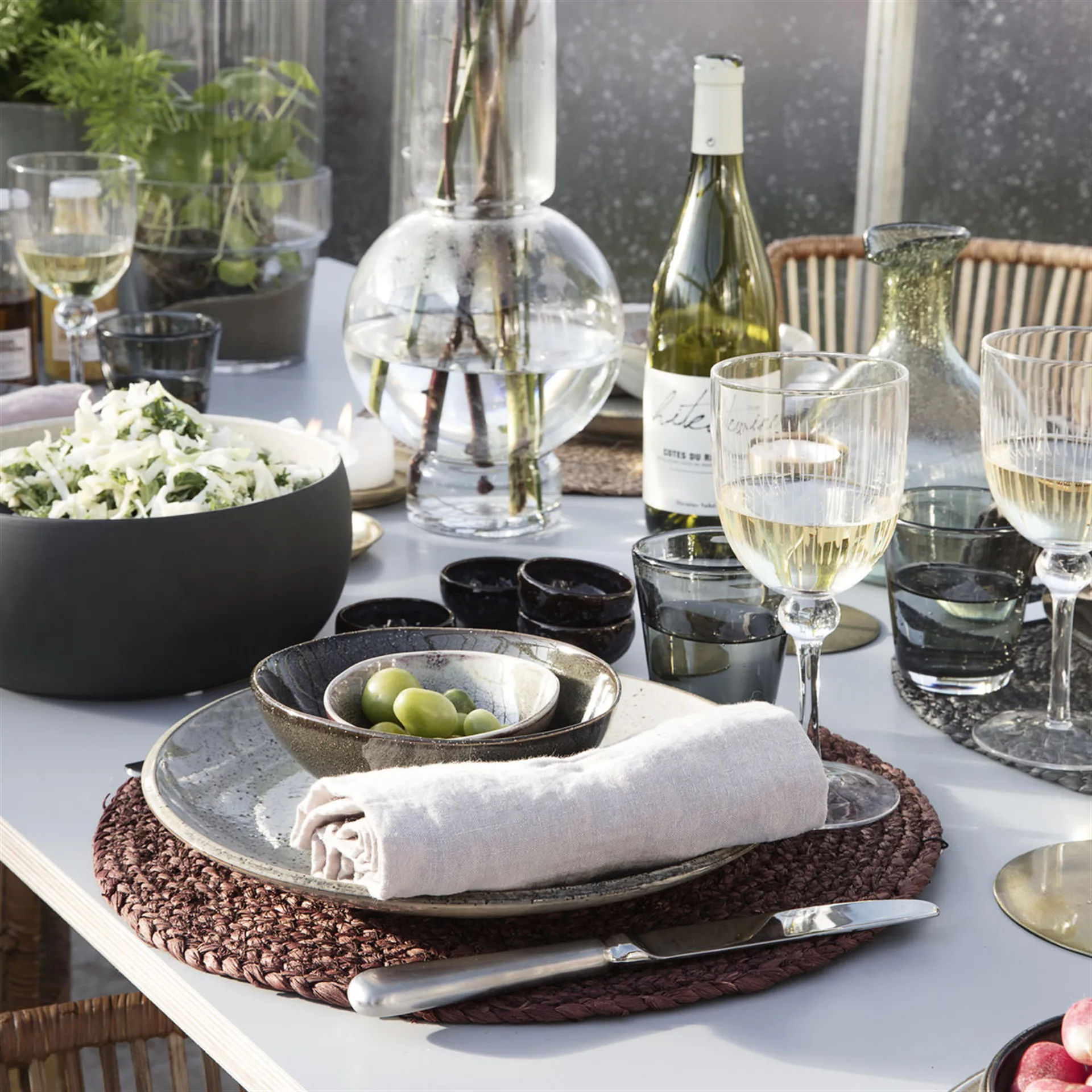 Lake πιάτο γκρι, 27 cm House Doctor