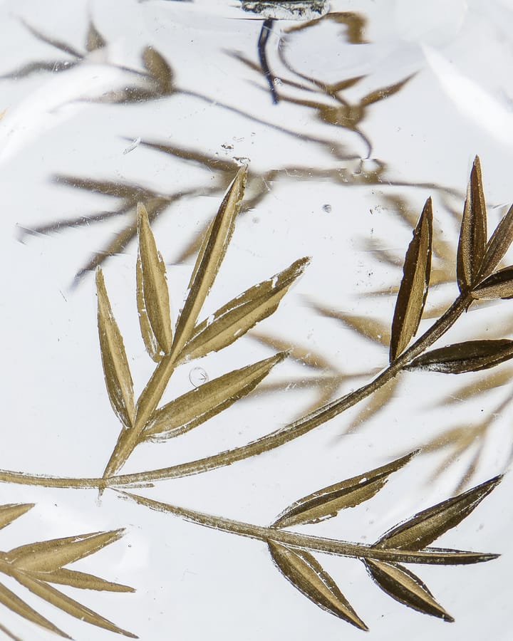 Leaf χριστουγεννιάτικη μπάλα Ø7,5 εκ. 4 τεμαχίων, Διαφανές-Χρυσό House Doctor