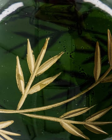 Leaf χριστουγεννιάτικη μπάλα Ø7,5 εκ. 4 τεμαχίων - Πράσινο-χρυσό - House Doctor