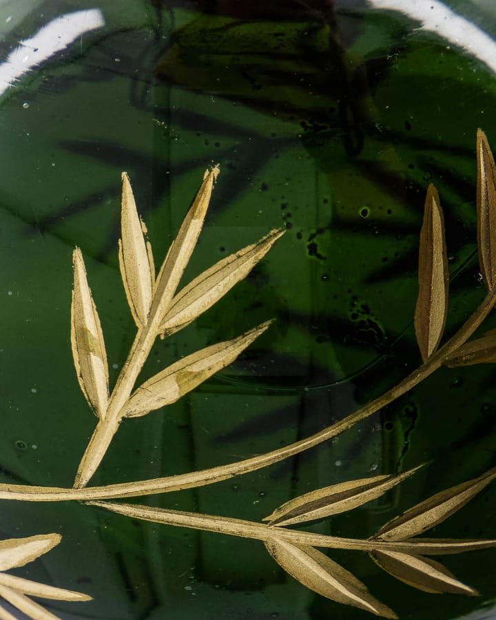 Leaf χριστουγεννιάτικη μπάλα Ø7,5 εκ. 4 τεμαχίων, Πράσινο-χρυσό House Doctor