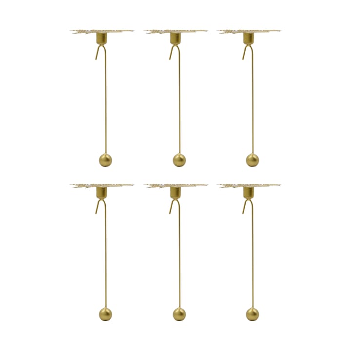 Leaves κηροπήγιο 4-pack - Αντικ μπρούτζινο χρώμα - House Doctor