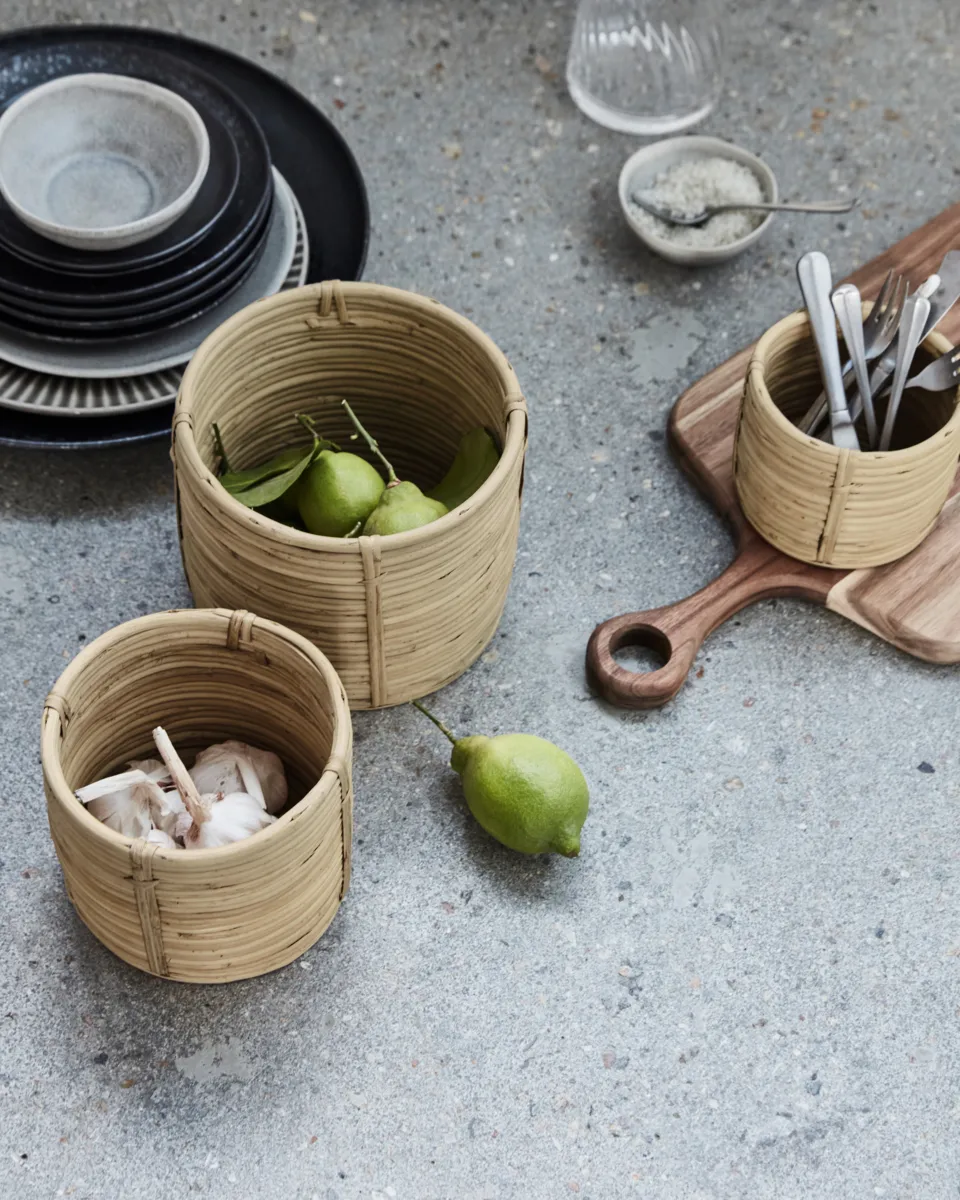 Linder καλάθια 3 τεμάχια, Natural House Doctor