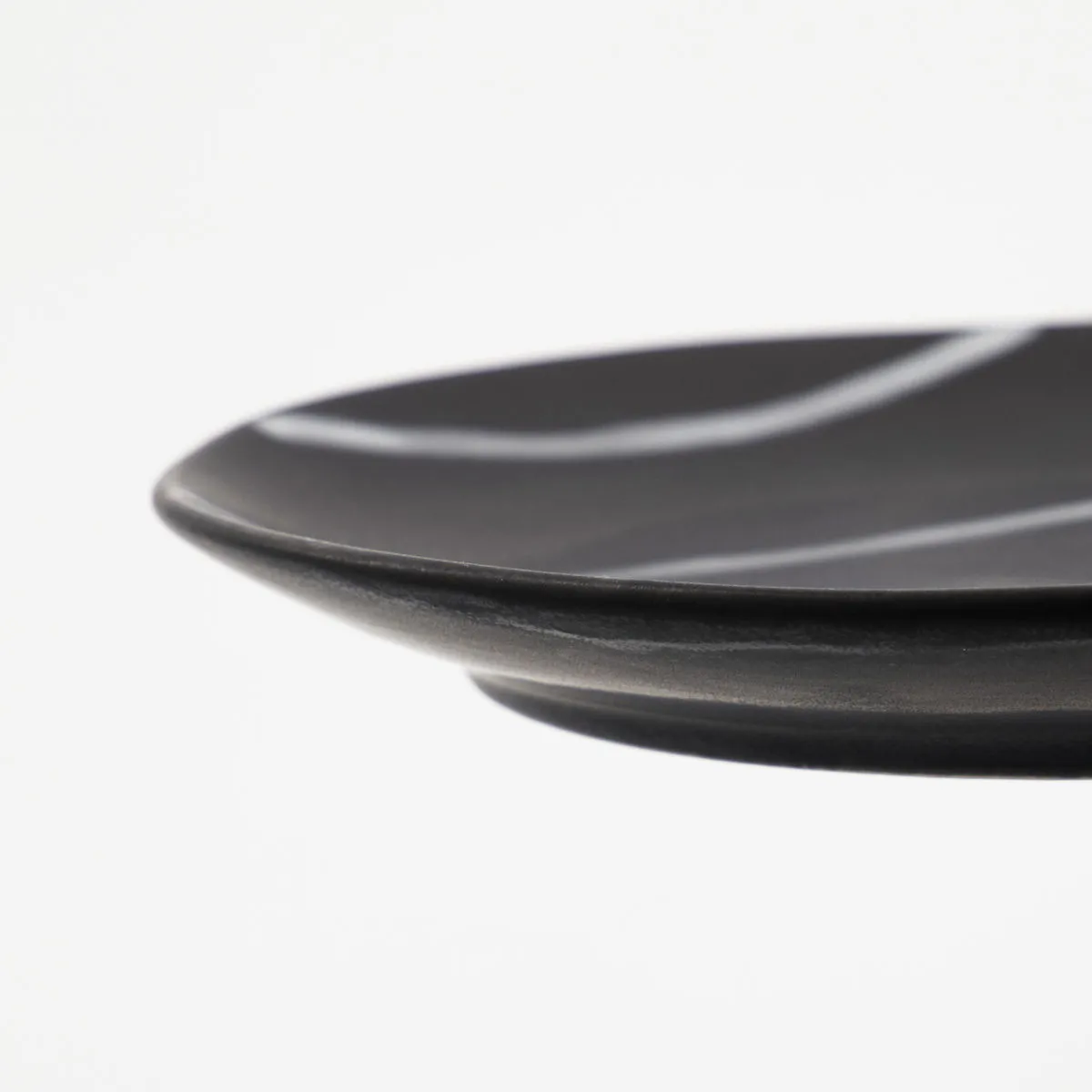 Πιάτο Line Ø19,5 cm, Μαύρο-καφέ House Doctor