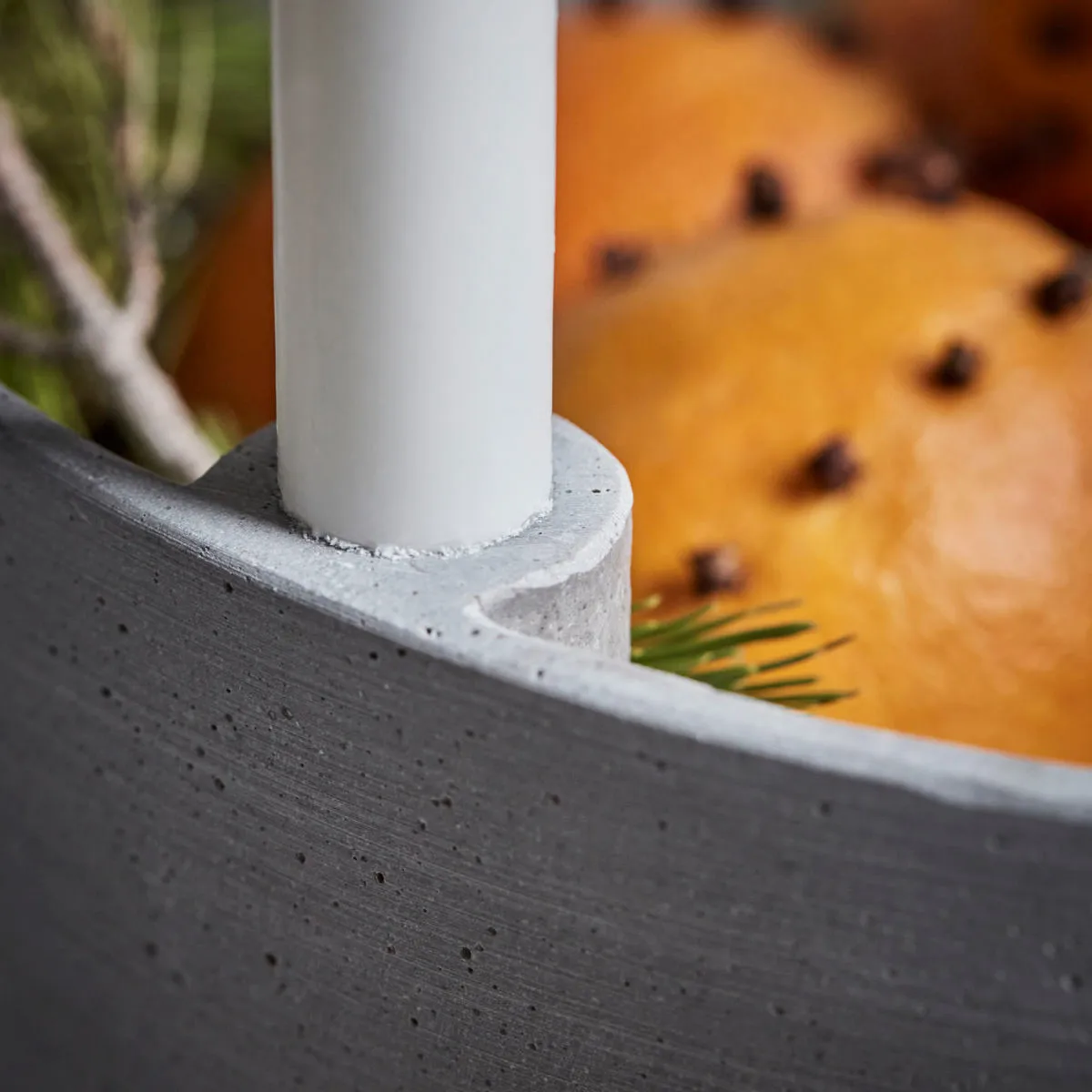 Κηροπήγιο Marb Ø35 εκ., Γκρι House Doctor